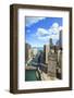 High Angle View of Chicago River and Lake Michigan, Chicago, Illinois, United States of America-Amanda Hall-Framed Photographic Print