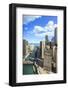 High Angle View of Chicago River and Lake Michigan, Chicago, Illinois, United States of America-Amanda Hall-Framed Photographic Print