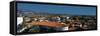 High angle view of city, Santa Barbara, Santa Barbara County, California, USA-null-Framed Stretched Canvas