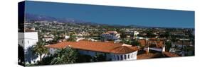 High angle view of city, Santa Barbara, Santa Barbara County, California, USA-null-Stretched Canvas