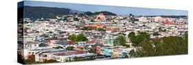 High Angle View of Colorful Houses in a City, Richmond District, Laurel Heights, San Francisco, ...-null-Stretched Canvas