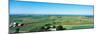 High angle view of farmhouses in a field, Mound View Park, Platteville, Grant County, Wisconsin...-null-Mounted Photographic Print