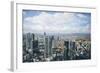 High Angle View of Financial Centre, Frankfurt-Am-Main, Hesse, Germany, Europe-Mark Doherty-Framed Photographic Print