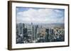 High Angle View of Financial Centre, Frankfurt-Am-Main, Hesse, Germany, Europe-Mark Doherty-Framed Photographic Print