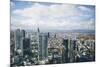 High Angle View of Financial Centre, Frankfurt-Am-Main, Hesse, Germany, Europe-Mark Doherty-Mounted Photographic Print