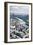 High Angle View of Frankfurt-Am-Main, Hesse, Germany, Europe-Mark Doherty-Framed Photographic Print