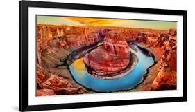 High Angle View of Horseshoe Bend, Page, Arizona, USA-null-Framed Photographic Print