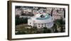 High angle view of International Teaching Centre, Bahai Gardens, German Colony Plaza, Haifa, Israel-null-Framed Photographic Print