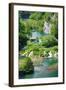 High Angle View of Lakes, Gavanovac Lake, Milanovac Lake, Plitvice Lakes National Park, Croatia-null-Framed Photographic Print