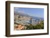 High Angle View of Monaco and Harbour, Monaco, Mediterranean, Europe-Amanda Hall-Framed Photographic Print