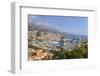 High Angle View of Monaco and Harbour, Monaco, Mediterranean, Europe-Amanda Hall-Framed Photographic Print