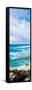 High Angle View of Ocean, Waikiki Beach, Oahu, Hawaii Islands, Hawaii, USA-null-Framed Stretched Canvas