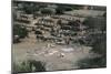 High Angle View of Old Ruins, Ancient Agora, Athens, Greece-null-Mounted Giclee Print