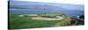 High Angle View of People Playing Golf at a Golf Course, Pebble Beach Golf Links, Pebble Beach-null-Stretched Canvas