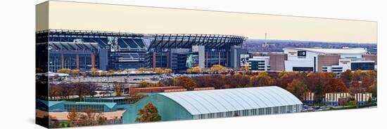 High angle view of Philadelphia Sports Complex, Citizens Bank Park, Lincoln Financial Field, Wel...-Panoramic Images-Stretched Canvas