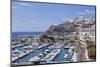 High Angle View of Puerto Rico and Marina, Gran Canaria, Canary Islands, Spain, Atlantic, Europe-Markus Lange-Mounted Photographic Print