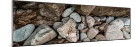 High angle view of rocks at coast, Acadia National Park, Maine, USA-null-Mounted Photographic Print