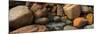 High angle view of rocks at coast, Acadia National Park, Maine, USA-null-Mounted Photographic Print