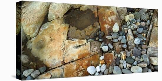 High angle view of rocks, Mount Desert Island, Maine, USA-null-Stretched Canvas