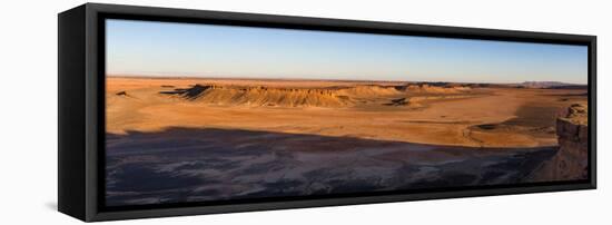 High angle view of Sahara Desert, Morocco-null-Framed Stretched Canvas