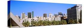 High angle view of skyscrapers in a city, San Diego, California, USA-null-Stretched Canvas