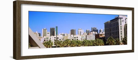 High angle view of skyscrapers in a city, San Diego, California, USA-null-Framed Photographic Print