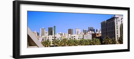 High angle view of skyscrapers in a city, San Diego, California, USA-null-Framed Photographic Print