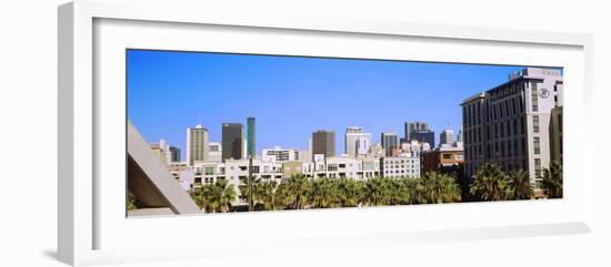 High angle view of skyscrapers in a city, San Diego, California, USA-null-Framed Photographic Print