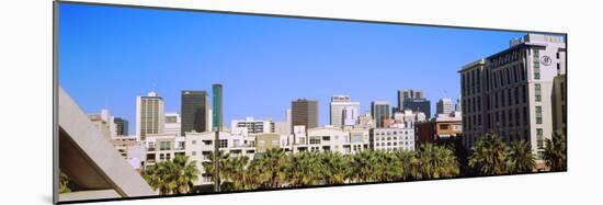 High angle view of skyscrapers in a city, San Diego, California, USA-null-Mounted Photographic Print