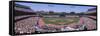 High Angle View of Spectators Watching a Baseball Match, Dodgers Vs. Yankees, Dodger Stadium-null-Framed Stretched Canvas