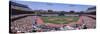 High Angle View of Spectators Watching a Baseball Match, Dodgers Vs. Yankees, Dodger Stadium-null-Stretched Canvas