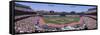 High Angle View of Spectators Watching a Baseball Match, Dodgers Vs. Yankees, Dodger Stadium-null-Framed Stretched Canvas