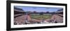 High Angle View of Spectators Watching a Baseball Match, Dodgers Vs. Yankees, Dodger Stadium-null-Framed Photographic Print