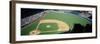 High Angle View of Spectators Watching a Baseball Match in a Stadium, Yankee Stadium-null-Framed Premium Photographic Print