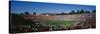 High Angle View of Spectators Watching a Football Match in a Stadium, Rose Bowl Stadium-null-Stretched Canvas