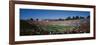 High Angle View of Spectators Watching a Football Match in a Stadium, Rose Bowl Stadium-null-Framed Photographic Print