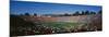 High Angle View of Spectators Watching a Football Match in a Stadium, Rose Bowl Stadium-null-Mounted Photographic Print