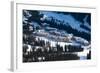 High angle view of Sun Peaks Resort, Sun Peaks, British Columbia, Canada-null-Framed Photographic Print