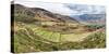 High angle view of terraced field, Colquepata District, Cusco Region, Peru-null-Stretched Canvas