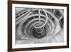 High angle view of the Baumwipfelpfad Neuschonau, a wooden structure with spiral ramp for treeto...-Panoramic Images-Framed Photographic Print