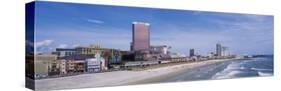 High Angle View of the Beach, Atlantic City, New Jersey, USA-null-Stretched Canvas