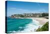 High Angle View of the Bronte Beach, Sydney, New South Wales, Australia-null-Stretched Canvas