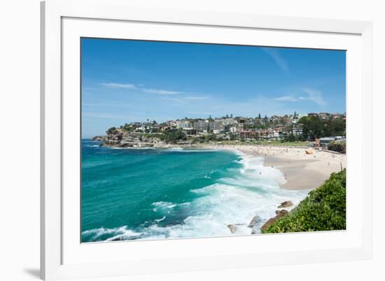 High Angle View of the Bronte Beach, Sydney, New South Wales, Australia-null-Framed Photographic Print