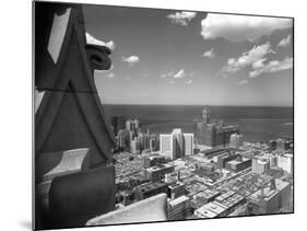 High Angle View of the East Side of Downtown Chicago, Ca. 1930.-Kirn Vintage Stock-Mounted Photographic Print