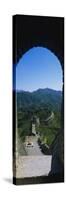 High Angle View of the Great Wall of China, Beijing, China-null-Stretched Canvas