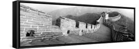 High Angle View of the Great Wall of China, Mutianyu, China-null-Framed Stretched Canvas