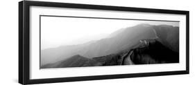 High Angle View of the Great Wall of China, Mutianyu, China-null-Framed Photographic Print