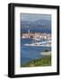 High Angle View of the Old Town and the Harbour of Izola, Primorska, Istria, Slovenia, Europe-Markus Lange-Framed Photographic Print