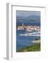 High Angle View of the Old Town and the Harbour of Izola, Primorska, Istria, Slovenia, Europe-Markus Lange-Framed Photographic Print