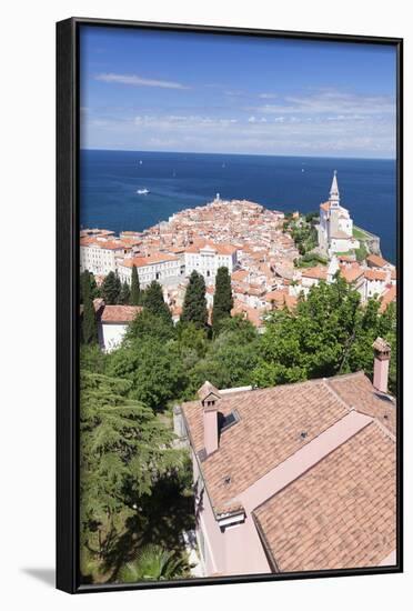 High Angle View of the Old Town with Tartini Square-Markus Lange-Framed Photographic Print